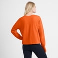 thumbnail image 5 of Women's Fanatics Orange Philadelphia Flyers Oversized All Out Effort Long Sleeve Henley T-Shirt, 5 of 5