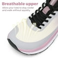 thumbnail image 5 of FitVille Wide Womens Running Shoes for Walking, Trekking & Sport, Wide Toe & High-Instep Design, 5 of 6