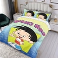 thumbnail image 3 of Bobby's World-themed Bed Sheet Set Three Piece Set Comfortable And Skin Friendly Unique Design Home Decor Gifts For Family Friends fans54x79Inches（135cm*200cm）, 3 of 6