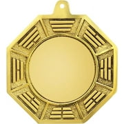 Big Feng Shui Wudang Mountain Brass Bagua Mirror Brass Protection Charm + Gift Bag Y1053