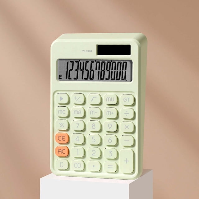 Ovzne Solar Calculator High Color Dopamine 12 Bit Mechanical Key Scientific Computer On Clearance