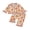Brown Gingerbread Man, variant on RUINIXCW Toddler Baby Girl Christmas Pajamas Set Kids Spring Fall Winter PJS Sleepwear Ruffled Button Down Collar Long Sleeve Shirt Tops Pants Set