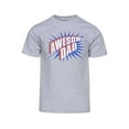 thumbnail image 1 of Mens Awesome Dad Short-Sleeve T-Shirt - Heather Grey - Medium, 1 of 1