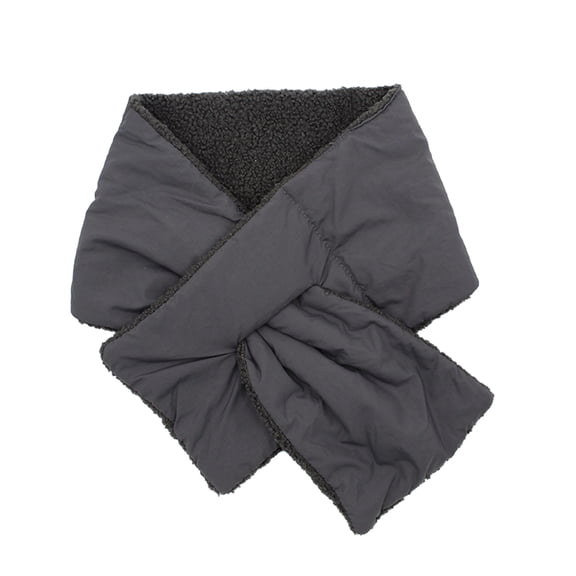 Prolriy Winter Scarf for Women Winter Solid Color Neck Windproof Scarf for Men and Women Warm Lamb Fleece Scarf Womens Scarf B