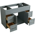 thumbnail image 5 of ARIEL Hamlet 48 in. W x 21.5 in. D x 33.5 in. H Bath Vanity Cabinet Only in White, 5 of 7
