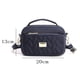thumbnail image 2 of Bolso bandolera de nailon repelente al agua de un solo hombro Azul zafiro, 2 of 5
