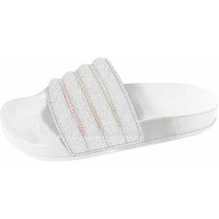 

Shoes8teen Womens PCU Sandal With Terry Cloth Detail FL0017 White 9