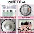 thumbnail image 3 of Gifts for Mom World''s Best Mom 40 oz Tumbler with Handle Coffee Mug Drinking Cup Mothers Day Birthday Christmas Gifts from Daughter Son, 3 of 6