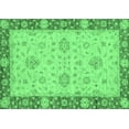 thumbnail image 1 of Ahgly Company Indoor Rectangle Oriental Emerald Green Traditional Area Rugs, 5' x 7', 1 of 4