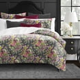 thumbnail image 3 of Athena Linen Charcoal Duvet Cover Set Twin, 3 of 5