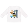 thumbnail image 3 of Inktastic Im Gonna Be a Big Brother- Truck and Crane Boys Long Sleeve Toddler T-Shirt, 3 of 5