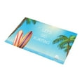 thumbnail image 2 of CADecor Surfboards On The Beach Bath Rug Doormat Floor Rug 30x18 inches, 2 of 2