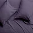 thumbnail image 3 of 24" EXTRA DEEP POCKETS - 1000-Thread Count 100% Egyptian Cotton Twin XL Sheet Set, Long Staple Cotton, 1000-TC Pure Cotton - Twin XL, Plum, 3 of 7