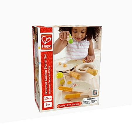 Hape Gourmet Play Kitchen Starter Accessories Wooden Play ...
