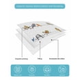 thumbnail image 4 of Full Size Quilt Bedding Set, Cute Birds Reversible Summer Quilt 3 Pieces, Funny Snowflake Wire Sparrow Lightweight Bedspreads Coverlets with 2 Pillow Shams for All Seasons, 4 of 5