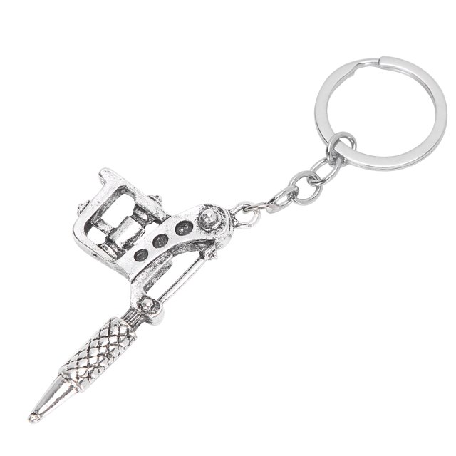 Llavero, llavero, aleación, tatuaje, joyería, accesorio, llavero, parte superior de la línea