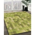 thumbnail image 2 of Ahgly Company Indoor Round Patterned Dark Yellow Green Area Rugs, 8' Round, 2 of 6