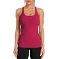 thumbnail image 1 of Beautyin Women's Athletic Yoga Tops Slim Fit Racerback Running Undershirt, 1 of 6