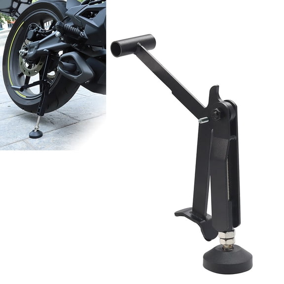 Motorcycle Folding Lift Support Stand Foldable Heavy Stand Stable Crane Frame