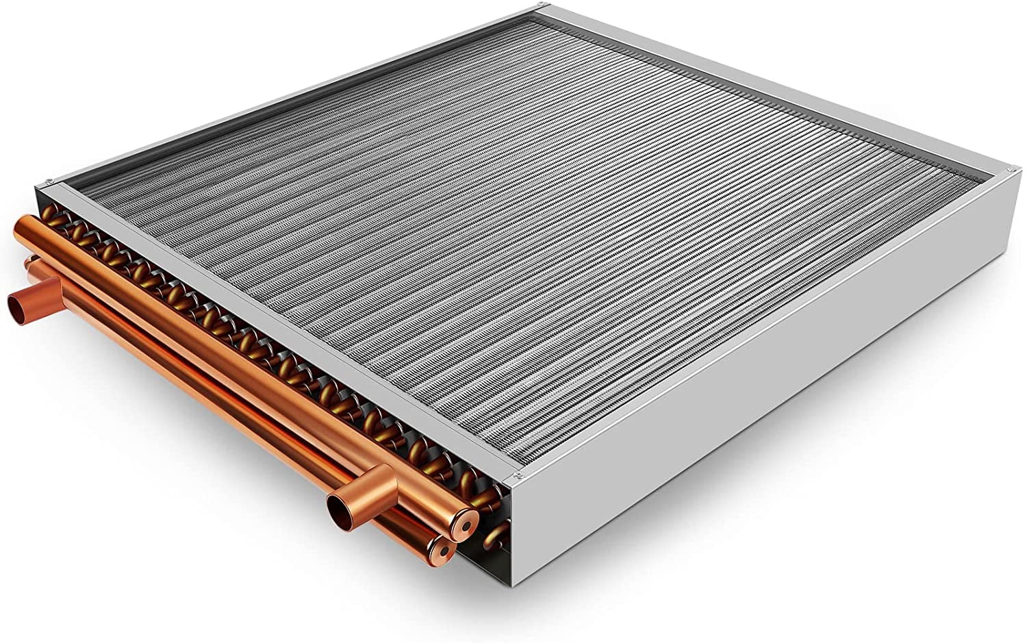 24"x24" Heat Exchanger Water To Air , Forced Air Heating with 1" Copper