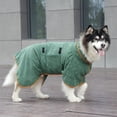 thumbnail image 4 of Dog Drying Coat Bathrobe Towel Microfibre Material Fast Drying Super Absorbent Dog Bath Robe, 4 of 21
