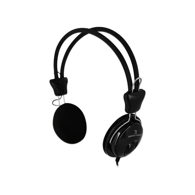 Audífonos tipo Diadema Perfect Choice PC-113171 Respuesta de frecuencia 20Hz Negro