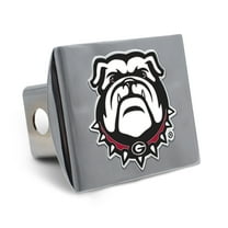 WinCraft Georgia Bulldogs Premium Metal Hitch Cover