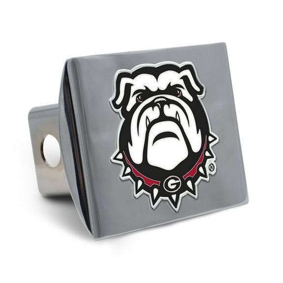 WinCraft Georgia Bulldogs Premium Metal Hitch Cover