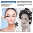 thumbnail image 4 of Electric Heated Eyelash Curler 2 In 1 Rechargeable Heated Lash Curler With 3 Temperature Gears Portable Heating Eyelash Curler Natural Long-Lasting Eye Beauty Makeup Tools For Women, 4 of 8