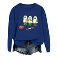 thumbnail image 1 of Chandail à Capuche pour Femmes Imprimé Lettre Col Rond Haut Doux Confortable Décontracté Manches Longues pour Automne Hiver Mode, 1 of 3