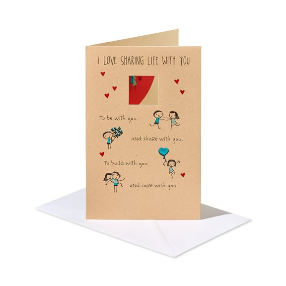 American Greetings Romantic Anniversary Card for Spouse (Shared Love)