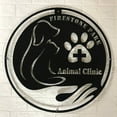 thumbnail image 2 of Handmadetneonsign Custom Animal Clinic Metal Wall Art LED Light - Personalized Veterinary Clinic Name, 2 of 3