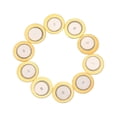 thumbnail image 1 of COMPUKAS 10 Pcs Yellow Piezo Disc Round Shape Vibration Sensors For Stomp Box 29mm Diameter, 1 of 7