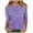 Purple#womens sequin tops 3/4 sleeve glitter sparkly, variant on Women's Sequin 3/4 Sleeve Shirts,Womens 3/4 Sleeve Sparkly Shirts Casual Crewneck Spring Summer Shimmer Glitter Tops 2024 Trendy Ladies Going out Party Blouses