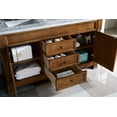 thumbnail image 3 of James Martin Furniture 147-114-5671-3OCAR 60 in. Brookfield Country Oak Double Bathroom Vanity with 3 cm Carrara White Top & Oval Sink, 3 of 7