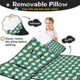 thumbnail image 3 of Green Christmas Tree and Snowflake Pattern Toddler Nap Mats for Kids Preschool,50"x20" Sleeping Mat Bag or Kids,Toddler Sleeping Bag,Toddler Nap Mat or Daycare, 3 of 6