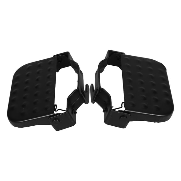 COMPUKAS 1Pair Durable Folding Bicycle Foot Pedals Tool Free Installation Black