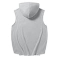 thumbnail image 6 of APEXFWDT Men's Hooded Athletic Tank Top Summer Casual Pullover Drawstring Sleeveless Top Workout Fitness Vest,XL,Gray, 6 of 7