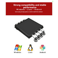thumbnail image 3 of USB RFID Reader 125khz EM4100 ID Contactless Sensitivity Smart Card Reader TK4100 Support Window System Linux,1 * Card Reader,Black, 3 of 6