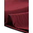 thumbnail image 5 of DARING DIVA Women's Plus Chiffon Batwing Ruffle Long Sleeve Casual Blouse 2X Burgundy, 5 of 6