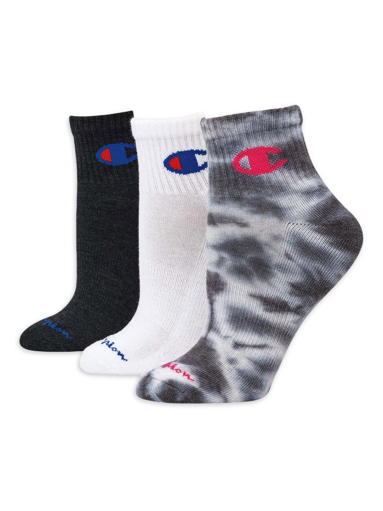 Champion Women's Ankle Socks, 3 Pack - Walmart.com