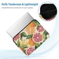 thumbnail image 2 of FORMRS 13-13.3 inch Laptop Sleeve Case Soft Carrying Quilted Computer Bag Cover, Citrus Leaves, 2 of 7