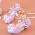 thumbnail image 4 of Staki Flower Girl Shoes Toddler Girl's Bow Mary Jane Dress Shoes Ballet Princess Flats with Rhinestone Strap for Party Wedding School Kid Pink,11.5 Little Kid, 4 of 9
