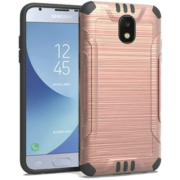 GSA Brushed Hybrid Case For Samsung Galaxy J3 (2018), J337 Rose Gold