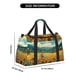 thumbnail image 3 of Balery Field Style Bicycle Young Sunflower Bolsa de Gimnasio para Mujeres, Bolsa de Viaje con Bolsillo Húmedo, Bolsa de Fin de Semana para Mujeres, Bolsa de Viaje Resistente al Agua, 3 of 7