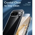 thumbnail image 3 of HZXC-for Google Pixel 10/10-Pro Case: Pixel 9/9 Pro Non-Yellowing Clear Slim Case | Rugged Anti-Drop Shockproof Scratch Protective Thin Transparent Crystal Cell Phone Cover(Clear), 3 of 4