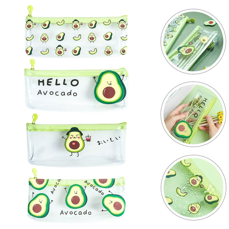 Hello Avocado, Clear Pencil Case Gift Set of 4 — Nutcracker Ballet Gifts