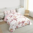 thumbnail image 3 of Homewish Pink Airplane Bedding Comforter Set,Cartoon Aircraft Twin Comforter Sets,Vintage Hot Air Balloon Bedding Set For Girl Kids,Microfiber Bedroom Decor Reversible,2-Piece, 3 of 8