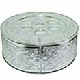 thumbnail image 3 of Majestic Giftware SPTF11052 Passover 3 Tier Silver Plated Seder Plate, 14 by 7-Inch, 3 of 3