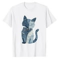 thumbnail image 4 of Njagoc3 Women Print T-Shirt Casual Short Sleeve Crew Neck Graphic Tee, 4 of 4